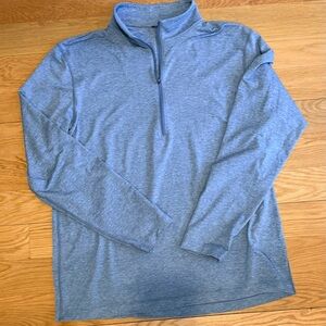 Lululemon Mens Blue Quarter-Zip Pullover